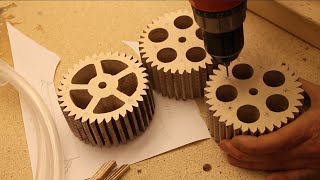 Musical Marble Machine - Prologue #6, Making Gears for the Lifting Mechanism