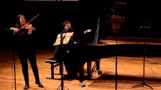 Three romances for violin and piano Op 22