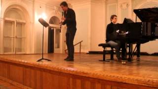Première Sonate pour clarinet et piano -1 Mvt