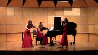 Deux interludes for flute, violin and piano