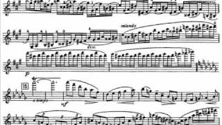 Violin concerto – Mvt 1 (comienzo) Moderato