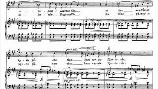 12 Melodies to poems by A.O. Vinje, Op.33 – 5. Langs ei Å