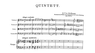 Quintet for harp & string quartet in C minor