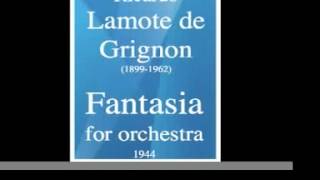 Fantasia for orchestra