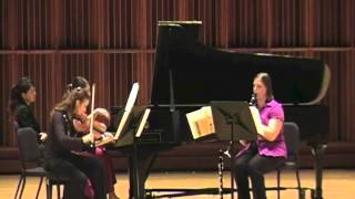 Contrats for clarinet, violin, and piano-I. Verbunkos