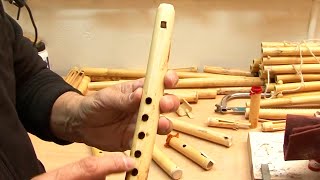 Instrumentos musicales elaborados con caña